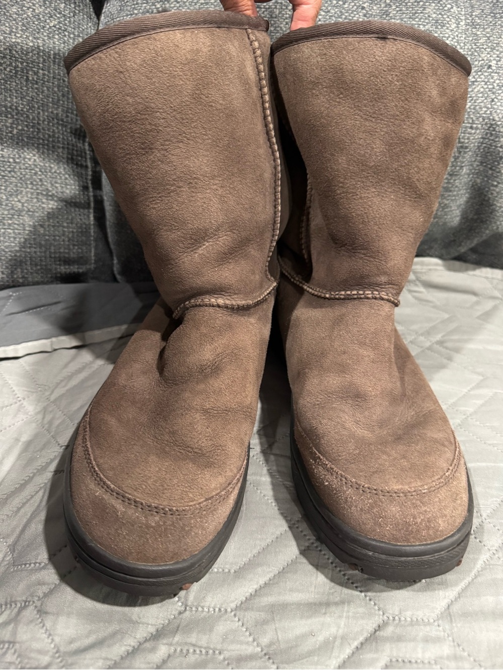 UGG brown Suede Classic Mid-Calf Winter Boots size 10